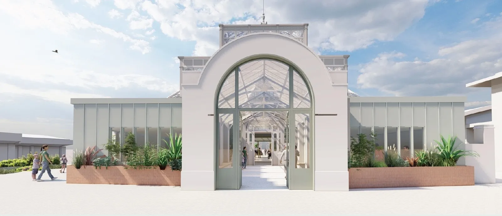 Artist's impression of Winter Gardens restoration, Great Yarmouth