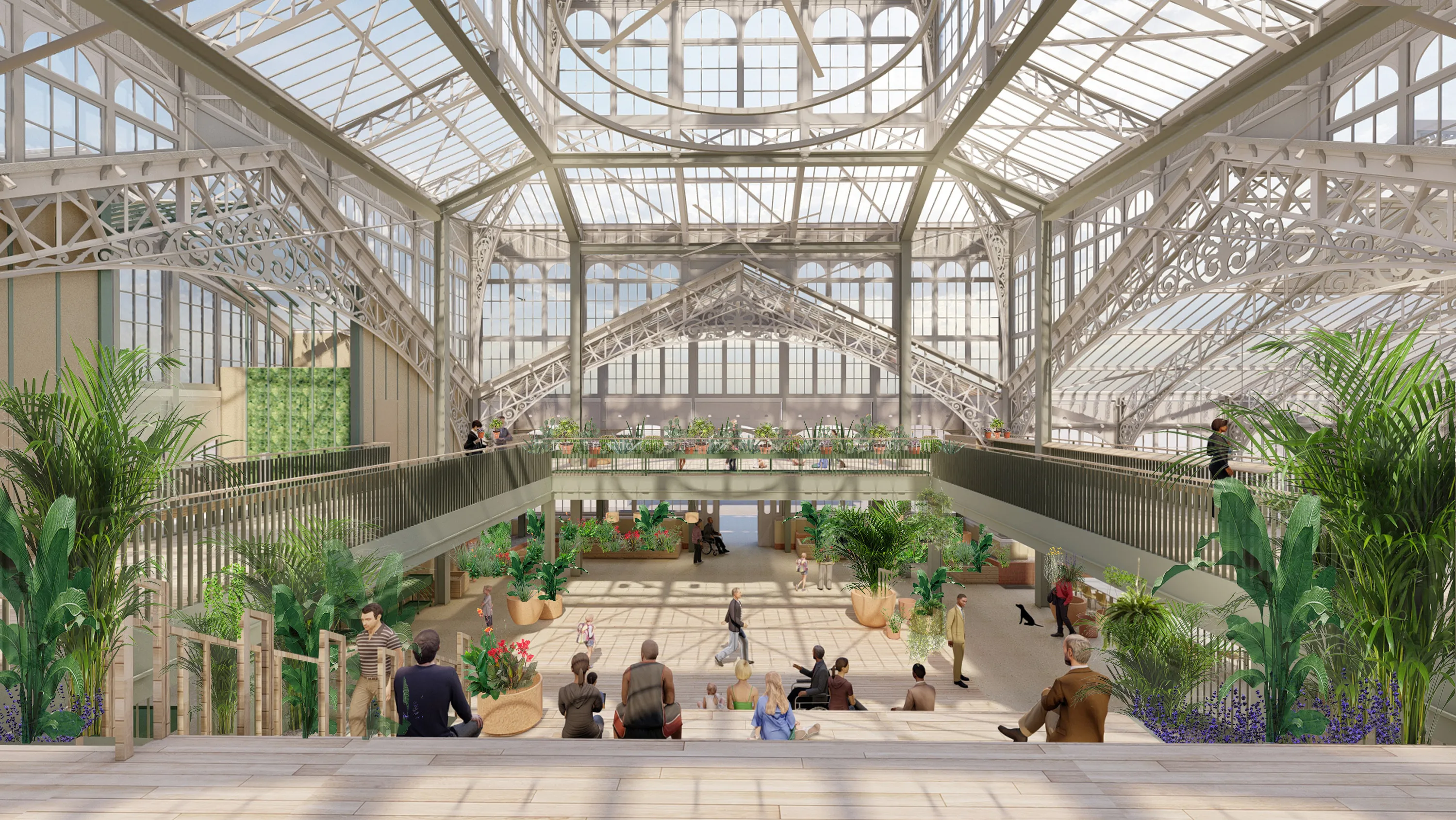 Artist's impression of Winter Gardens restoration, Great Yarmouth
