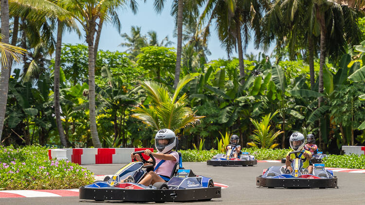 The electric go-karting track Kandima 