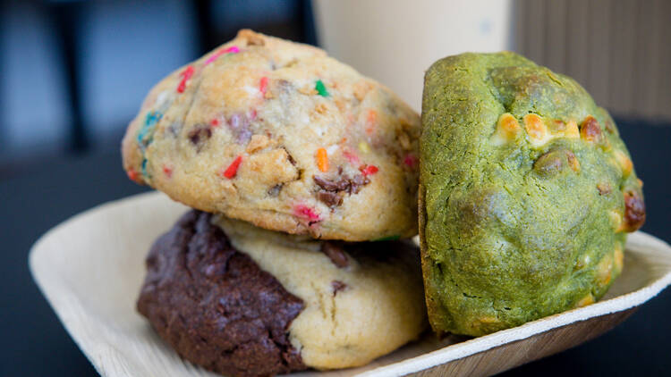 Plates of cookies