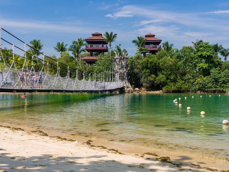 Catch a tan at Palawan Beach