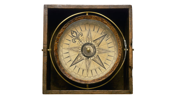 Compass by Jonathan Eade, London, about 1750 