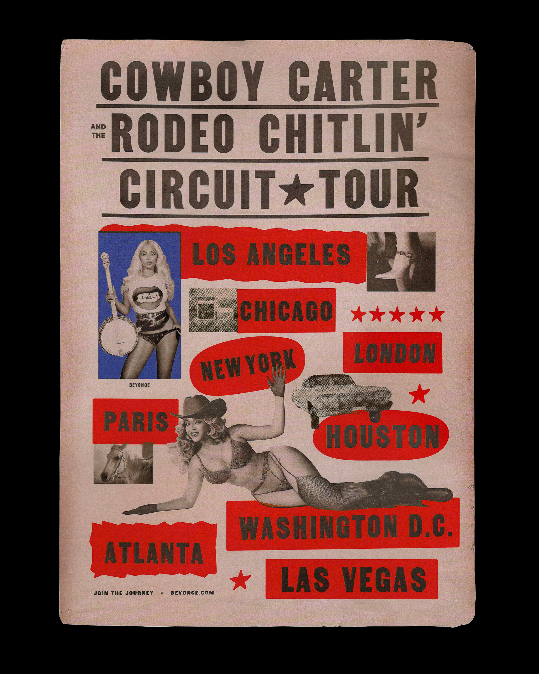 Cowboy Carter Tour poster