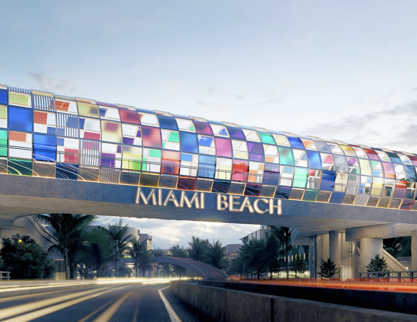 New bridge in South Beach