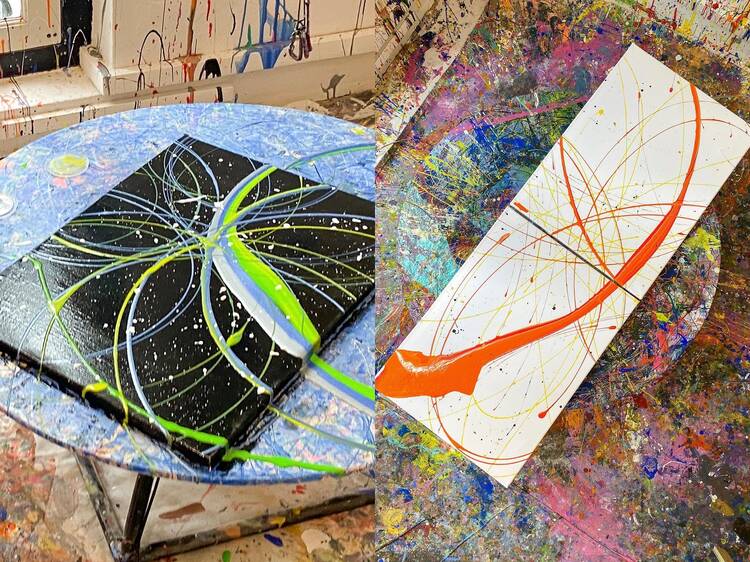 Go painting with a spin at Motion Art Space