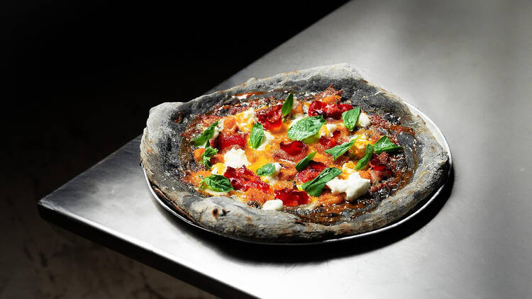 Pizza Lamucca Pumpkin Guanciale Black