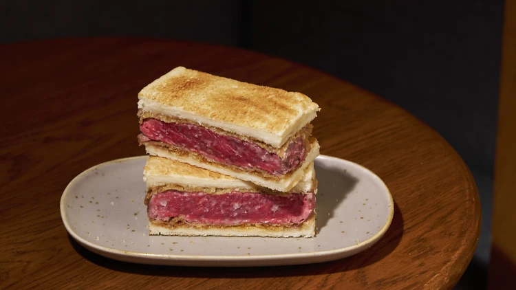 Beef katsu sando from Live Twice Beef katsu sando from Live Twice