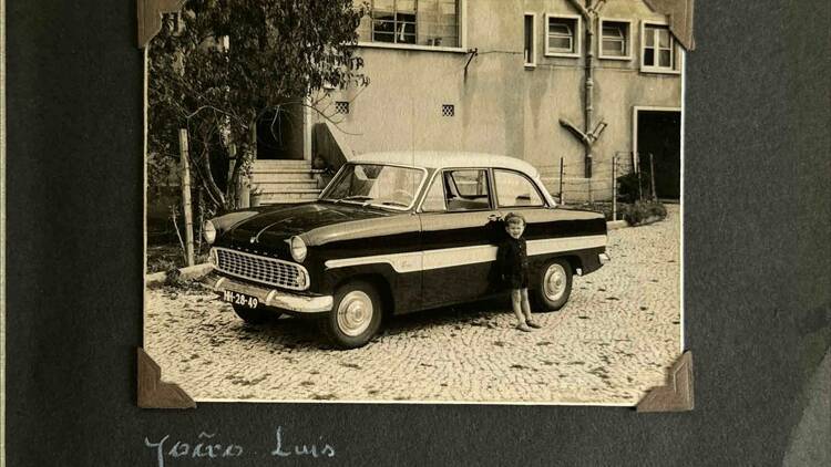 "João Luís e o seu novo carro", Lisboa, anos 60