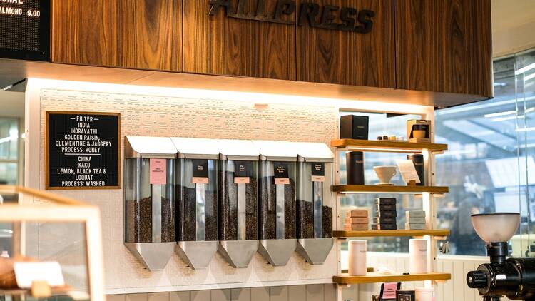 Get a really great coffee at Allpress’s roastery