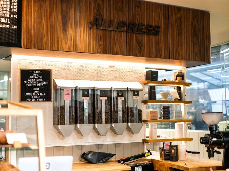 Get a really great coffee at Allpress’s roastery