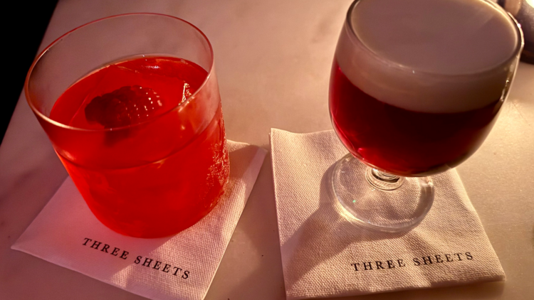 Sip world-class cocktails at Three Sheets