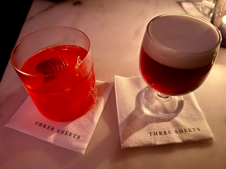 Sip world-class cocktails at Three Sheets