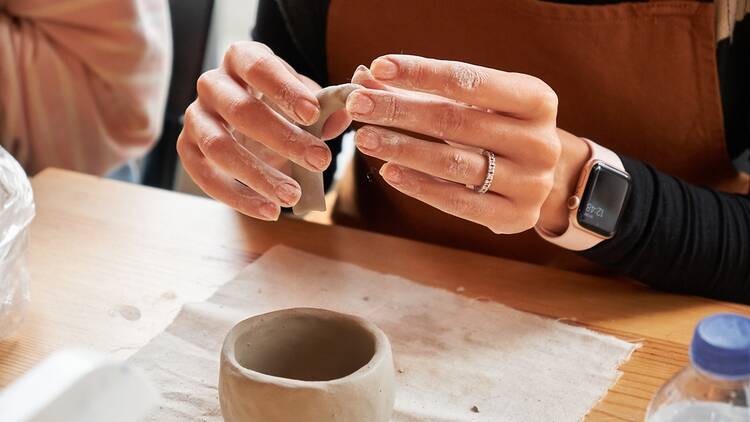 Pottery hand Building Class: Make a Mug