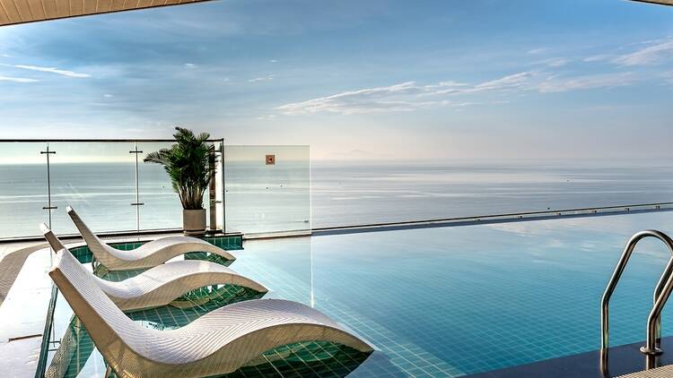 Da Nang, Vietnam - pool at Radisson hotel