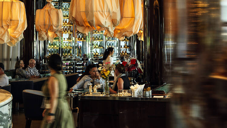 Inside Icebergs Harbour Bar