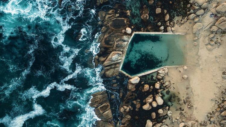 Camps Bay Tidal Pool at sunset