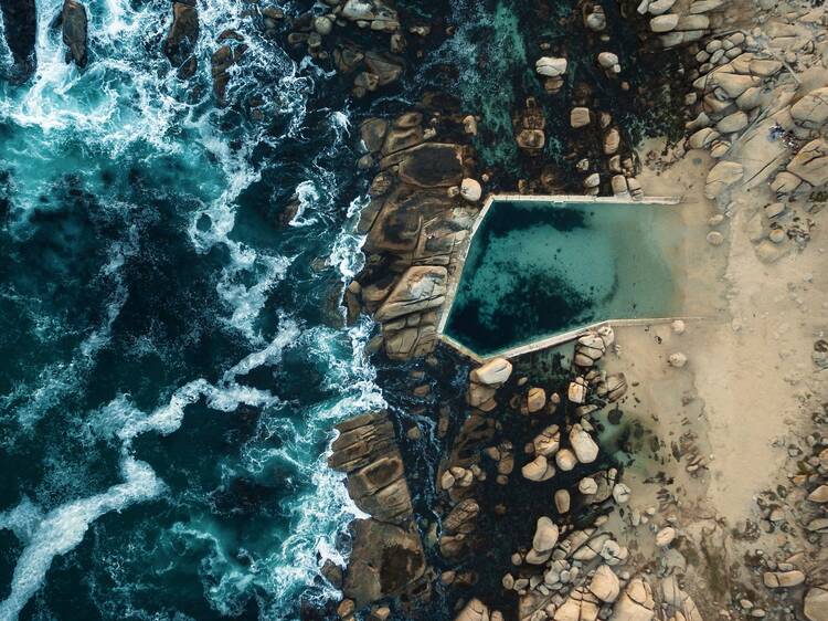 Camps Bay Tidal Pool at sunset