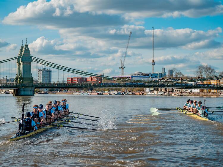 Watch Oxford and Cambridge’s annual oars-off along the Thames