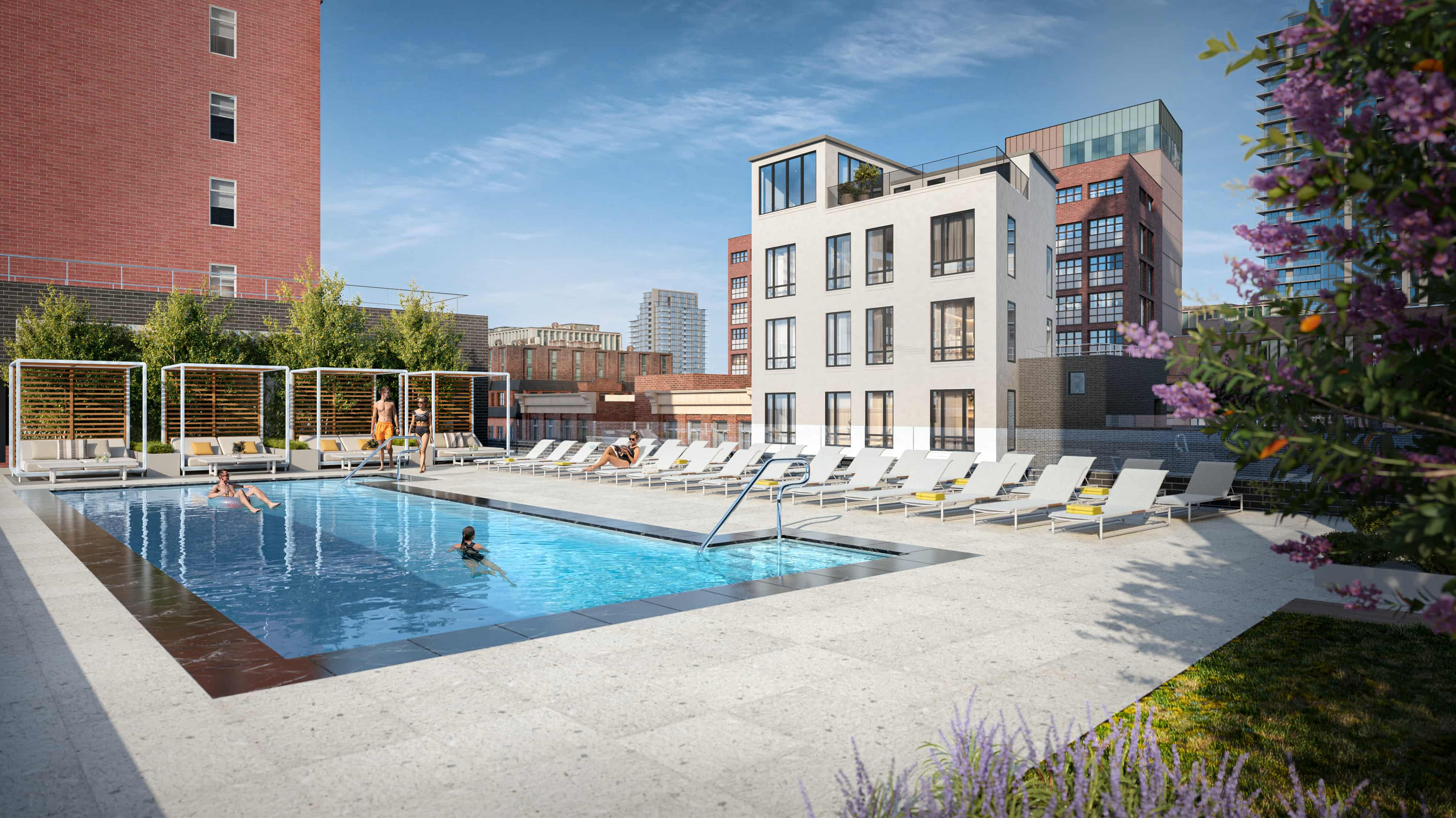 rendering of new apartment in Long Island City