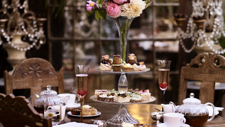 Afternoon tea at Petersham Nurseries Restaurant