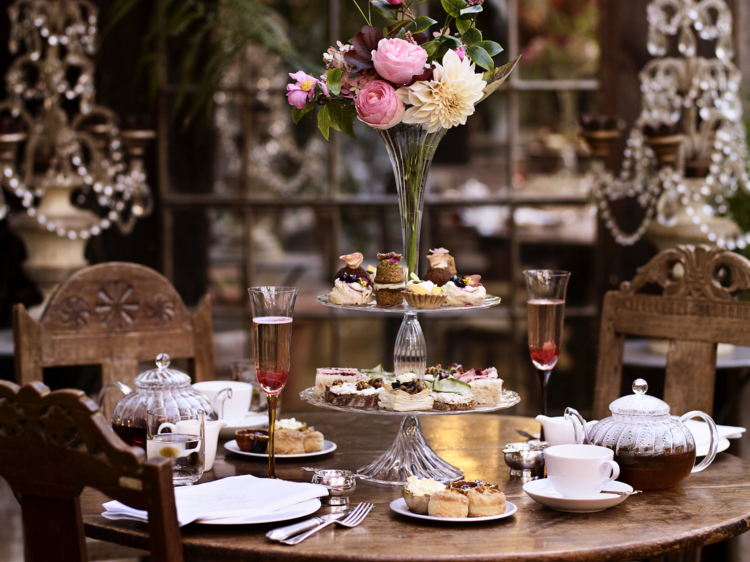 Afternoon tea at Petersham Nurseries Restaurant