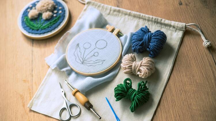 Beginner Embroidery Workshop at Brooklyn Craft Company