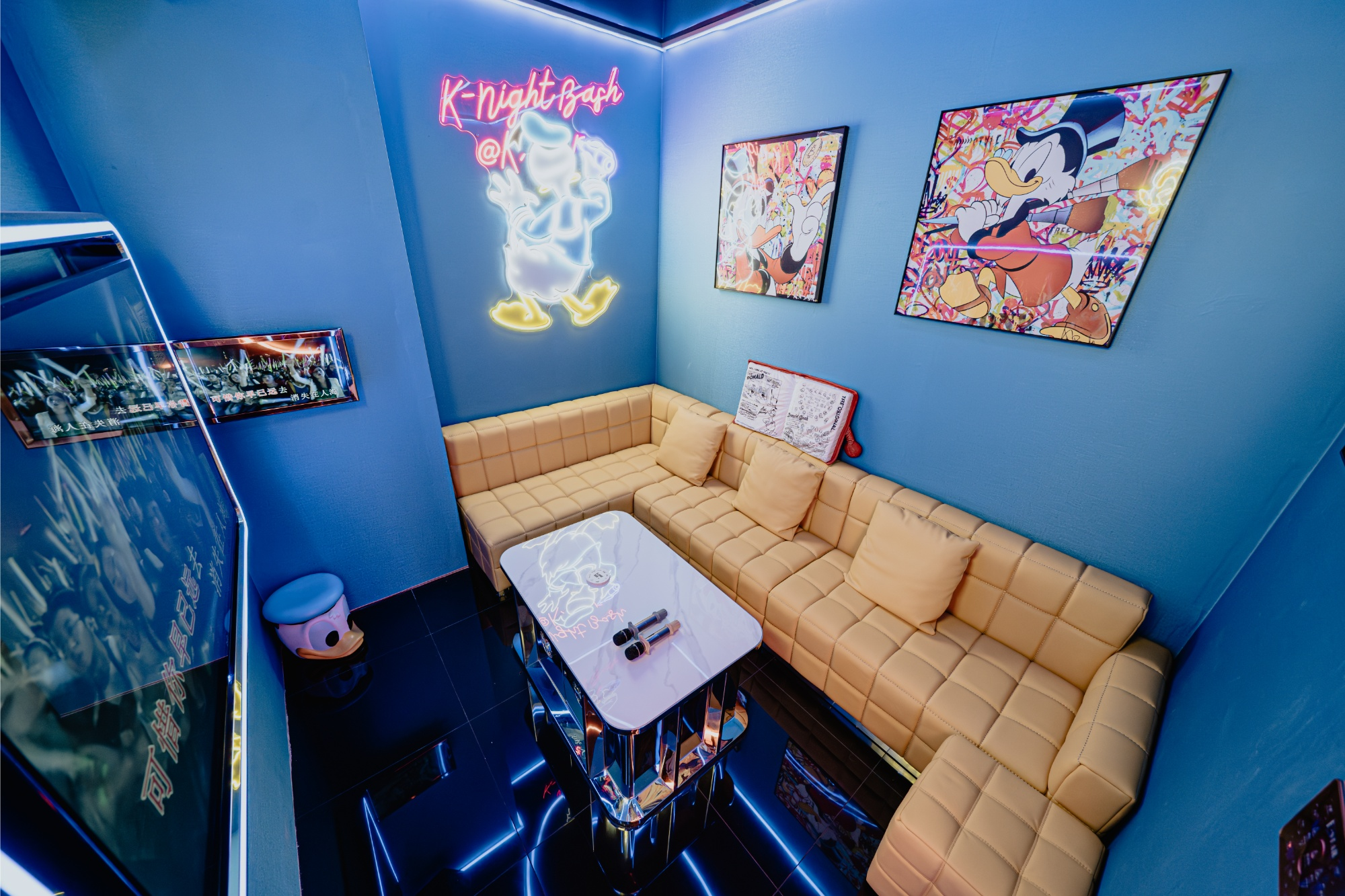 K.Star Karaoke Kallang Leisure Park Singapore Donald Duck thematic room