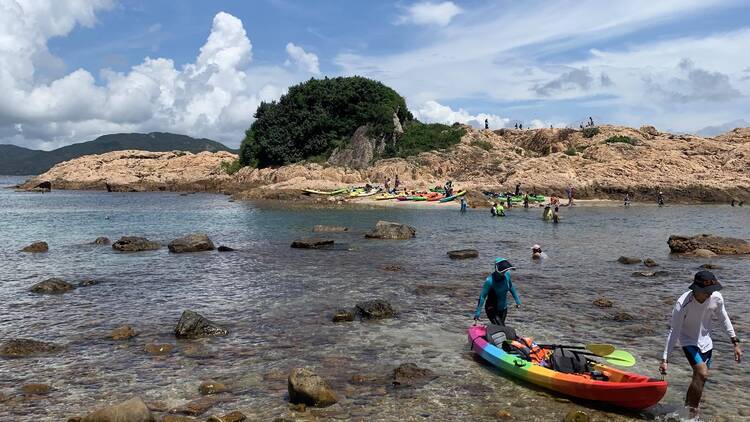 綠蛋島：玻璃水小島