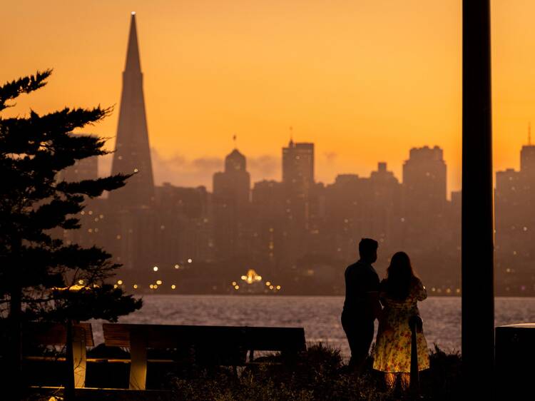 This minimalist sculpture might secretly be one of the most romantic spots in SF