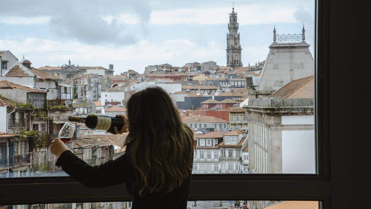 Uma refeição com uma vista privilegiada