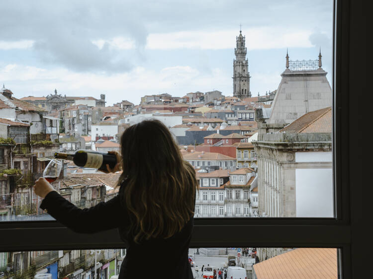 Uma refeição com uma vista privilegiada