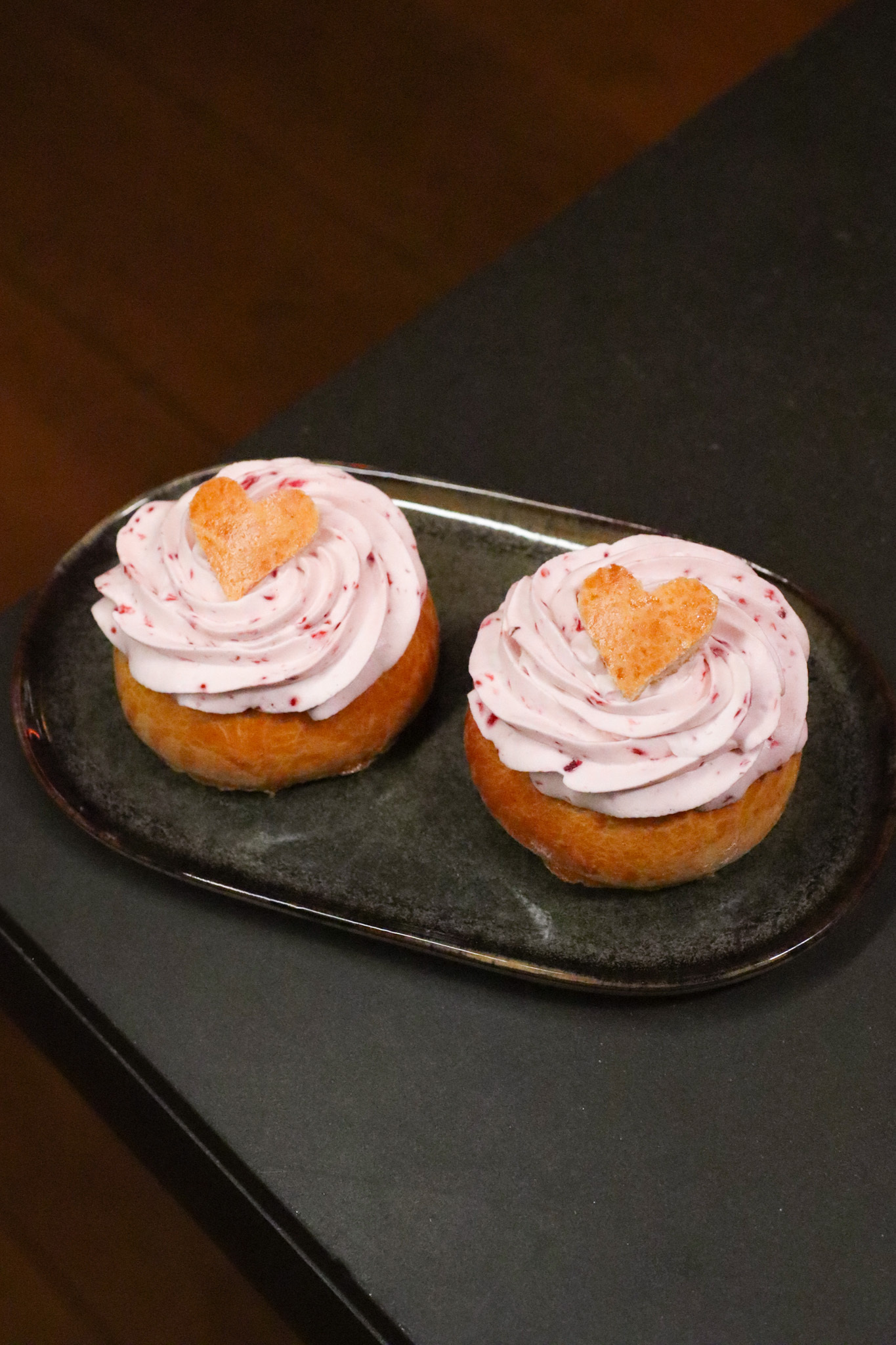 Two semla cardamom buns