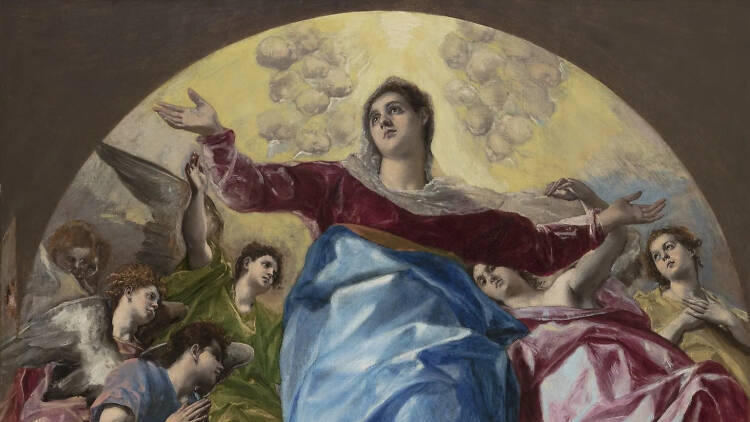 Detalle de La Asunción. El Greco. 1577-79. Chicago, The Art Institute of Chicago. Gift of Nancy Atwook Sprague in memory of Albert Arnold Sprague. 1906.99.