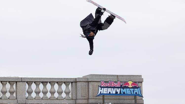 Red Bull Heavy Metal Snowboarding at City Hall Plaza