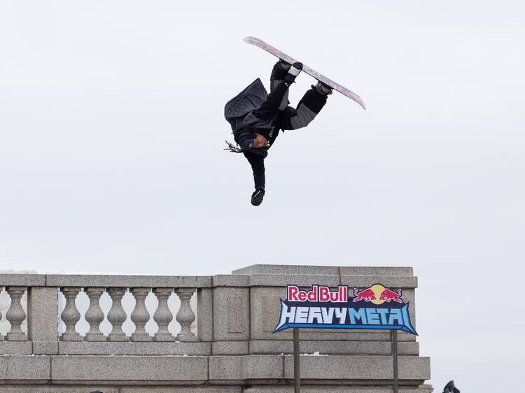 Red Bull Heavy Metal Snowboarding at City Hall Plaza