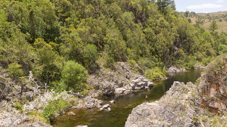 Rivers and mountains in El Durazno