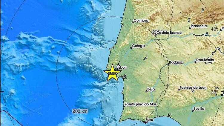 Lisboa e Setúbal tremem com sismo de magnitude 4,8