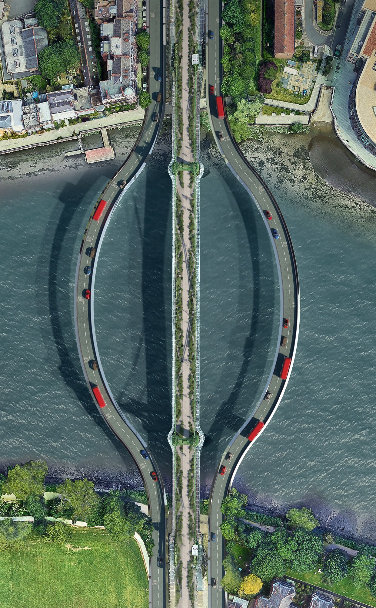 Hammersmith Bridge redesign from Sybarite designers