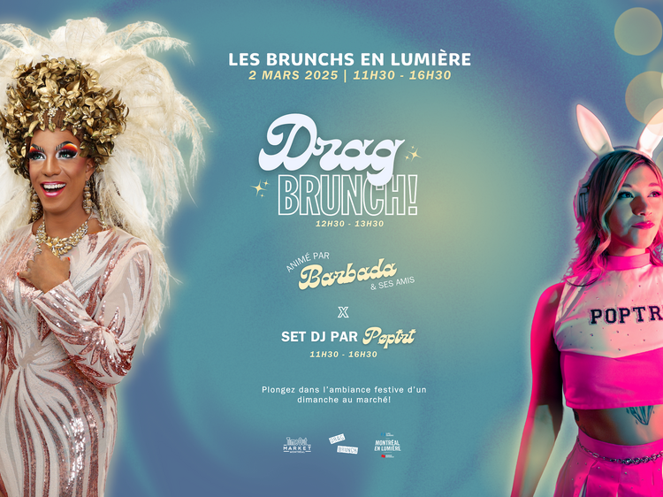 Ne manquez pas ce brunch drag en partenariat avec Montréal en Lumière