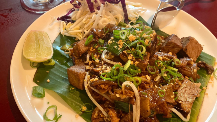 Smoked brisket char kway teow