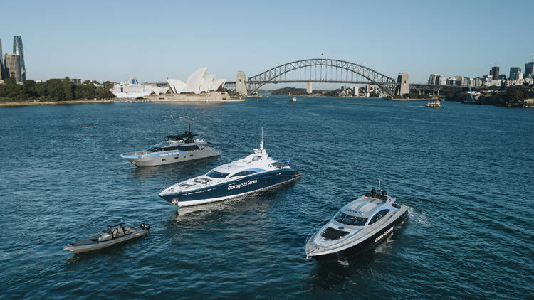 Samsung yacht activation Sydney Harbour