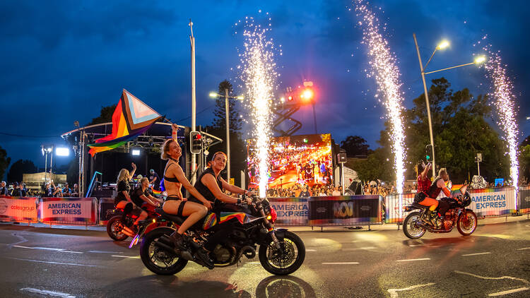 Dykes on Bikes at the Sydney Mardi Gras Parade (2023)