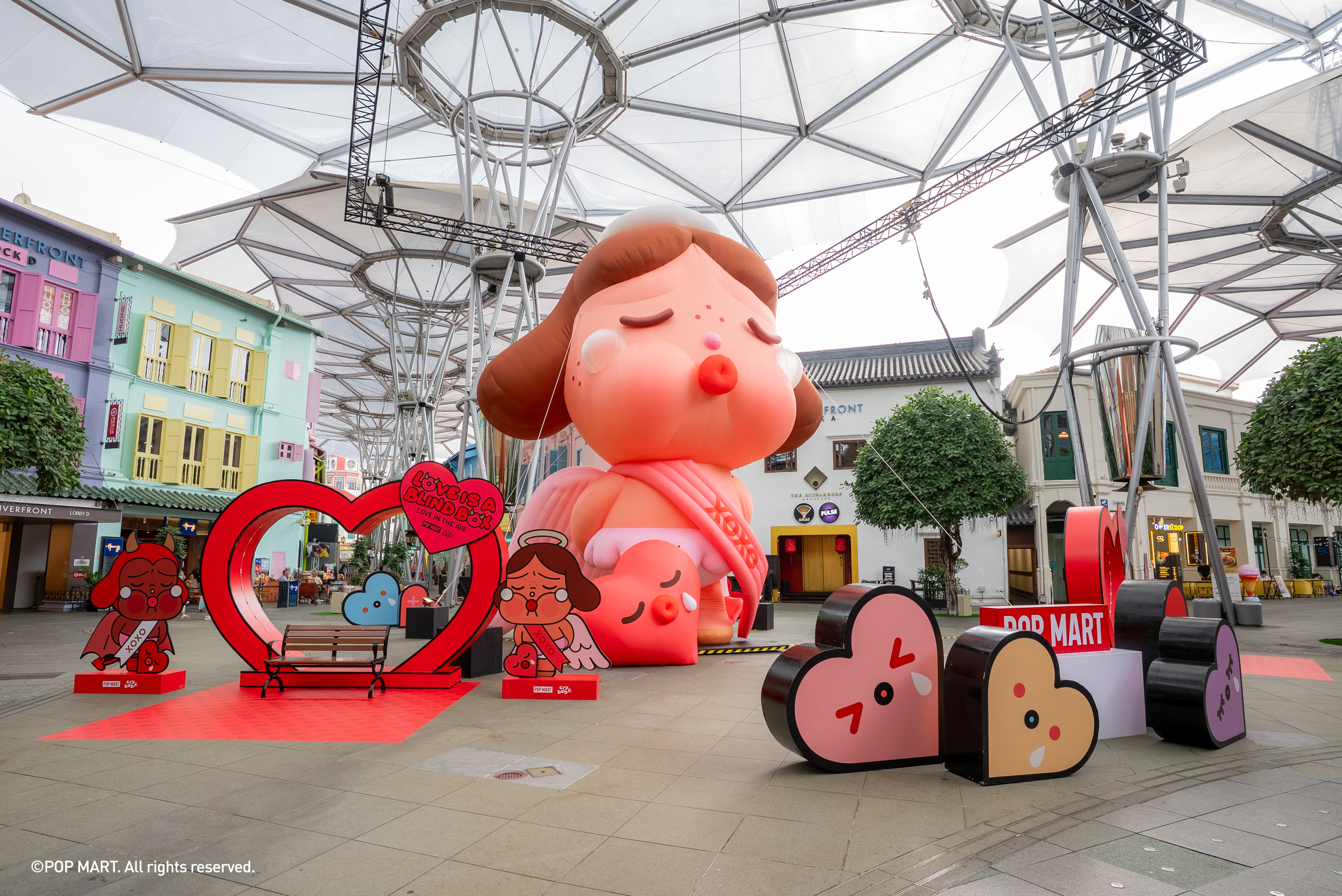 POP MART Singapore Teams Up With CapitaLand Malls Featuring 8 Metre Image
