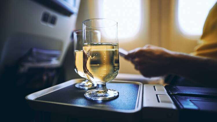 In-flight drinks