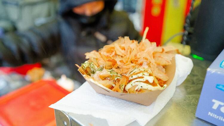 A plate of food at Japan Fes.