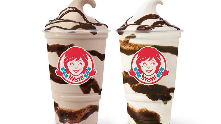 Wendy's Thin Mint Frosty