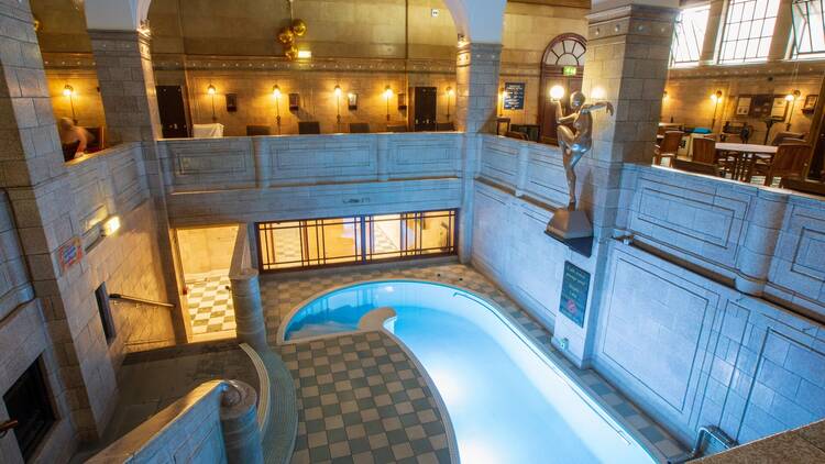 Porchester spa’s art deco plunge pool