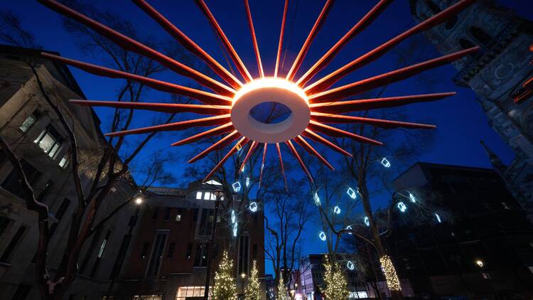 Discover 30 dazzling light installations across Montreal