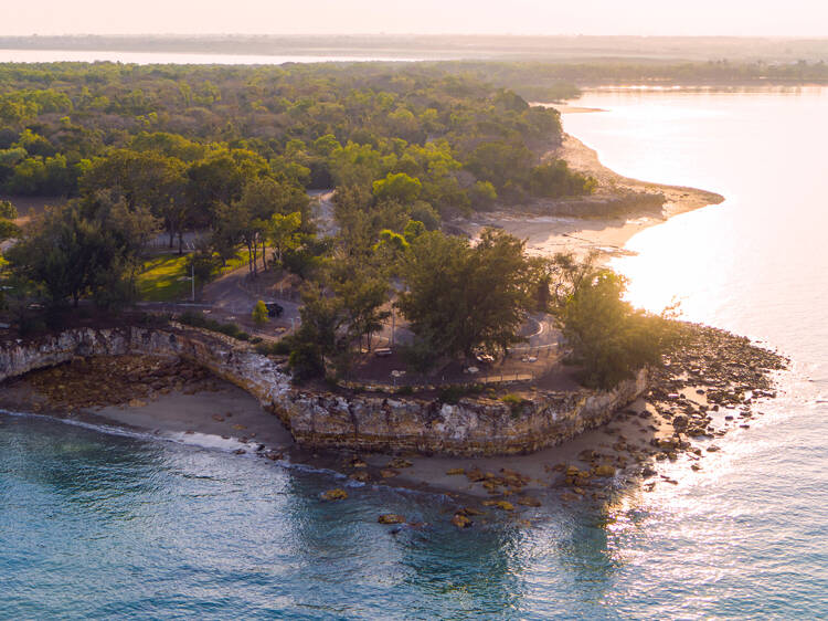 Watch the sunset at Dudley Point Lookout