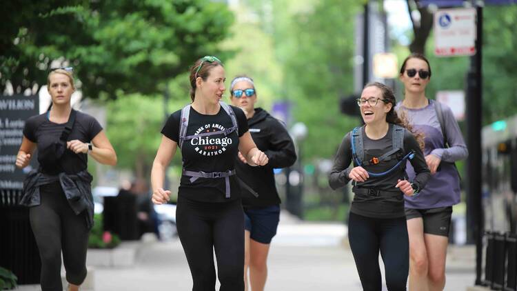 Running Tour of West Loop Women for International Women's Day